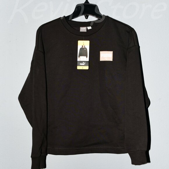 PUMA Women's Fleece Crewneck Sweatshirt - Picture 2 of 9